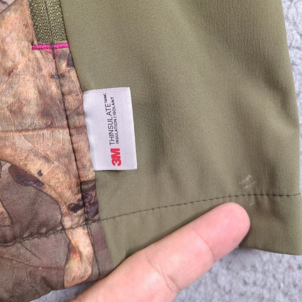 Mossy Oak Women Camo Jacket Large 3M Thinsulate Hybrid Softshell Hunting